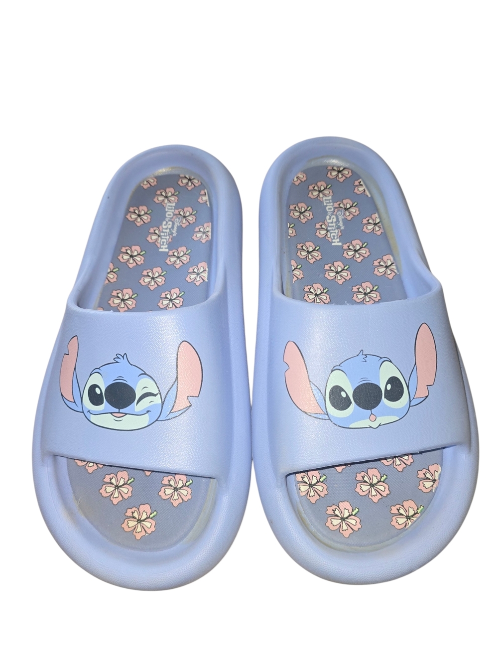 Blue Stitch Character Slide Sandals - Stitch Design